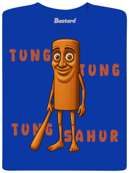 Tung Tung Tung Sahur – Italian Brainrot gyerek póló Royal Blue
