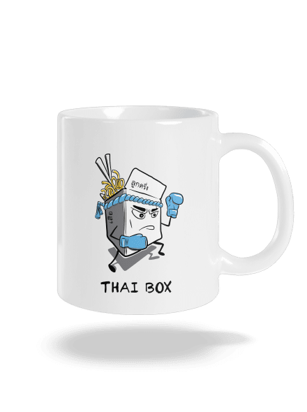 Thai box hagyományos bögre White