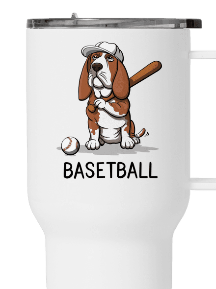 Basetball termosz bögre White