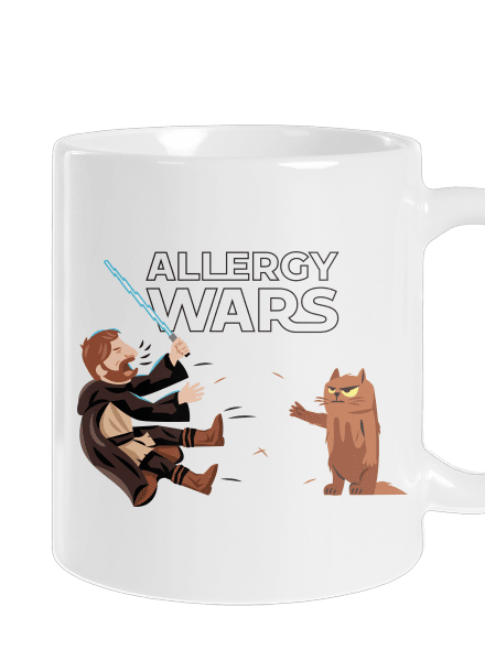 Allergy Wars hagyományos bögre White