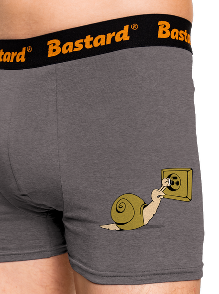 Kukkolás boxeralsó Gray Melange