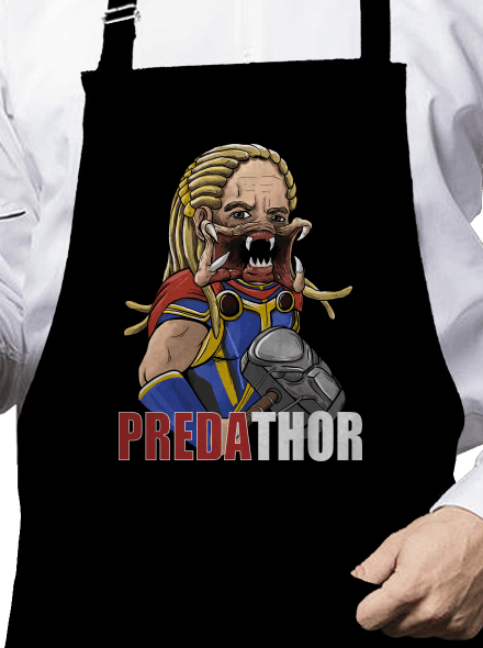 Predathor kötény Black