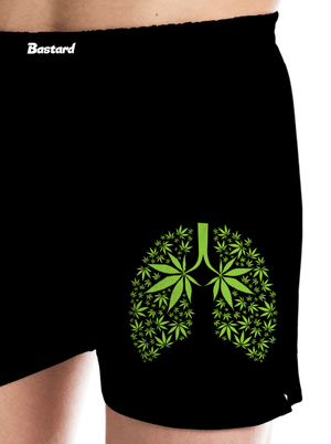 Gandzsa tüdő férfi alsó nadrág Black