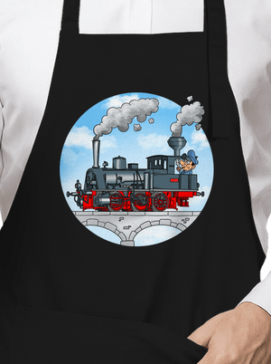 Kéményfüst kötény Black