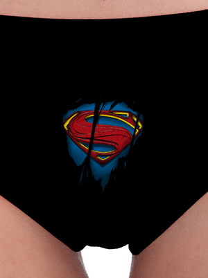 Superman Inside női bugyik Black
