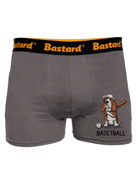 Basetball boxeralsó Gray Melange