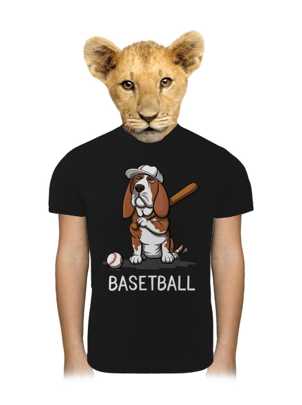 Basetball gyerek sport póló Black