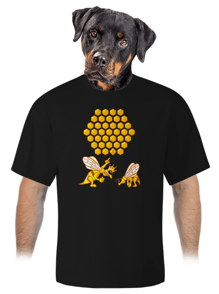 Édes baki unisex túlméretezett póló Black