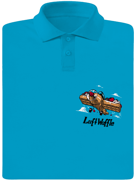 Luftwaffle férfi pólóingek Blue Atol