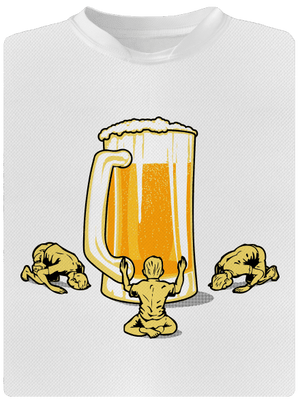 A sör istene férfi sportpóló White