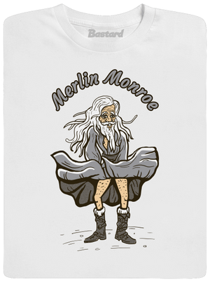 Merlin Monroe	 gyerek póló White