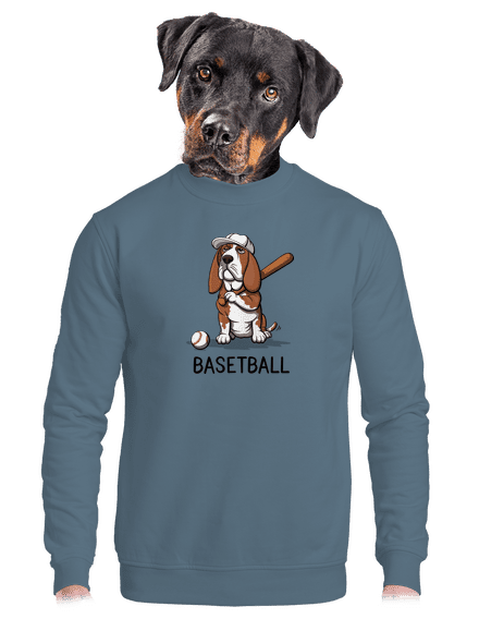 Basetball unisex crewneck Nordic Blue