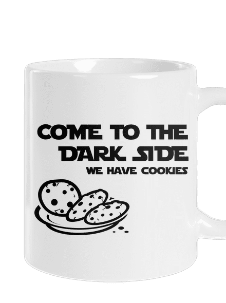 Come to the dark side hagyományos bögre White
