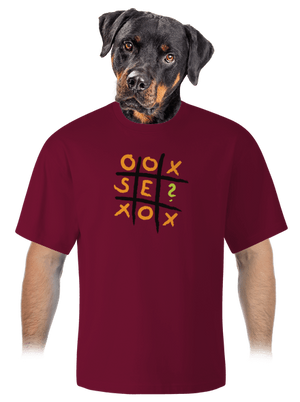 unisex túlméretezett póló