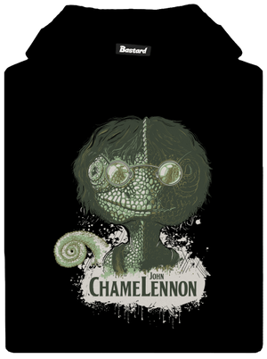  ChameLennon gyerek kenguruzsebes pulóver Black