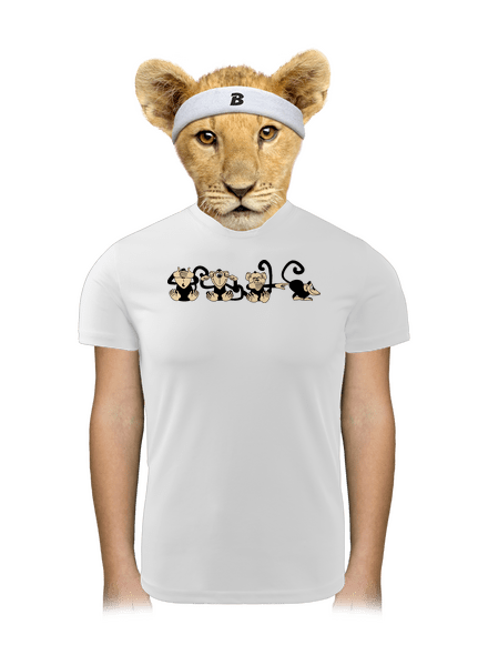 Majmok gyerek sport póló White