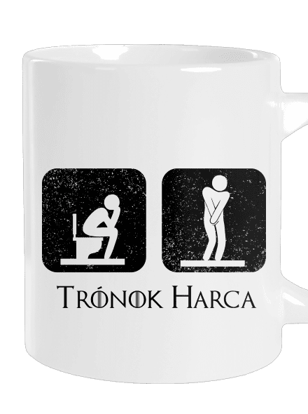 Trónok Harca nagy bögre White