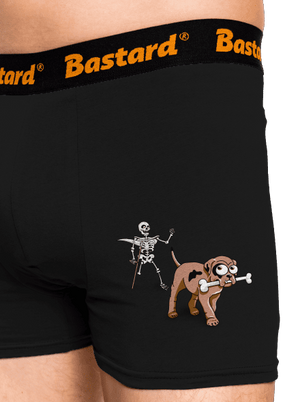 Csontváz boxeralsó Black