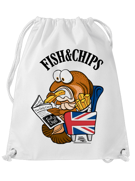 Fish and chips hátizsák White