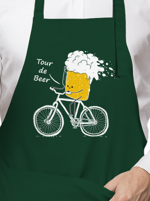 Tour de beer kötény Bottle Green