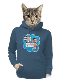 női kenguruzsebes pulóver