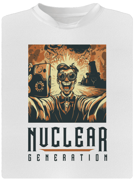 Nuclear generation gyerek sport póló White
