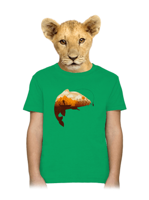 Halfogás gyerek póló Kelly Green