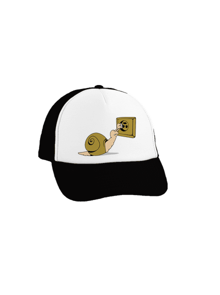 Kukkolás teherautós sapka Black cap