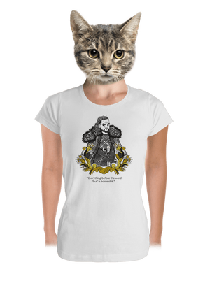 Jon Snow prémium női póló White