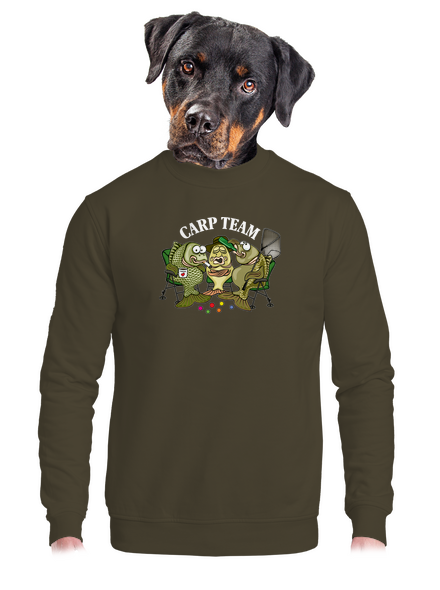 Carp Team unisex crewneck Urban Khaki