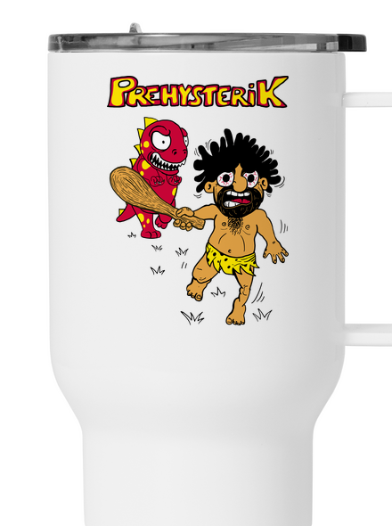 Prehysterik termosz bögre White