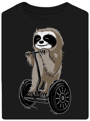 Lajhár unisex túlméretezett póló Black