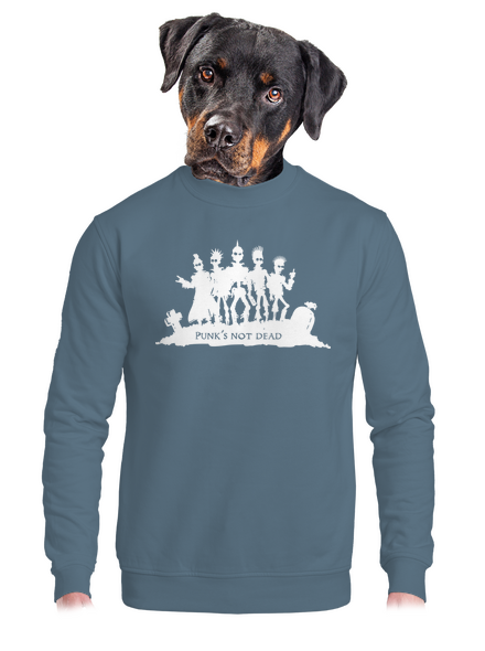 Punks not dead! unisex crewneck Nordic Blue