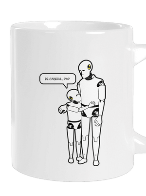 Árva nagy bögre White