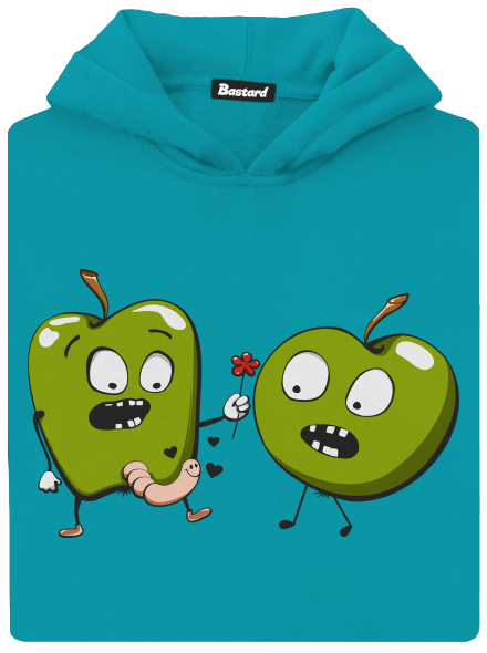 Hopp gyerek kenguruzsebes pulóver Hawaiian Blue