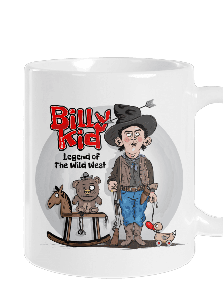 Billy The Kid hagyományos bögre White