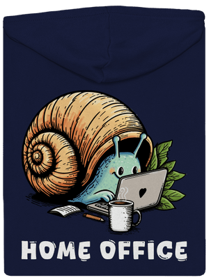 Sneka home office cipzáras férfi pulóver Navy