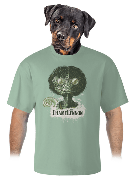  ChameLennon unisex túlméretezett póló Sage