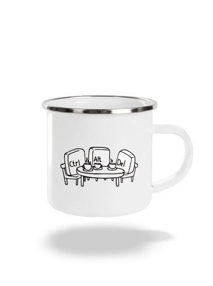 Elválaszthatatlan haverok pléhbögre White