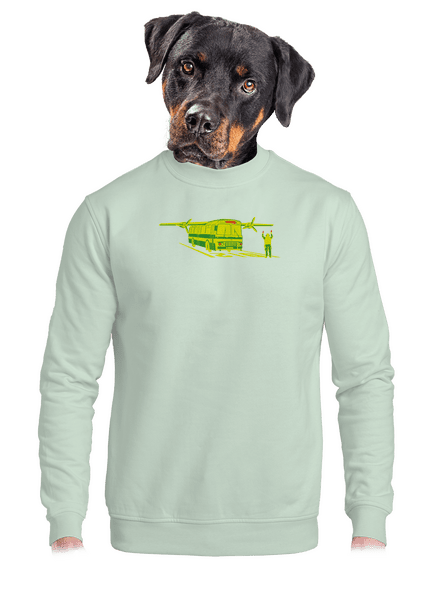 Hurrier unisex crewneck Blush Mint