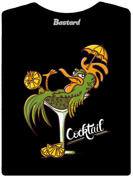 Cocktail női póló Black