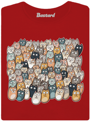 Találd meg az ördögöt prémium női póló Red Mal