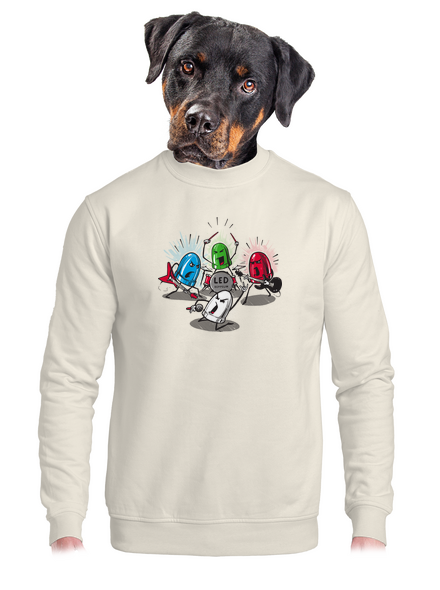 Led Zeppelin unisex crewneck Off White