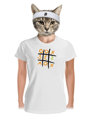 Piškvorky női sportpóló White