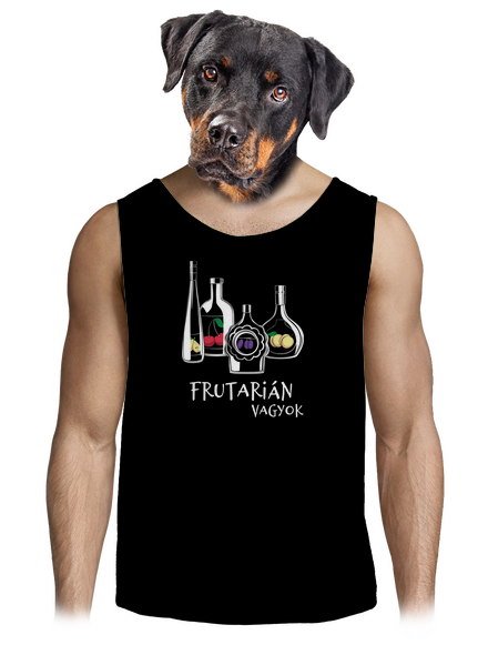 Frutarián férfi trikó Black