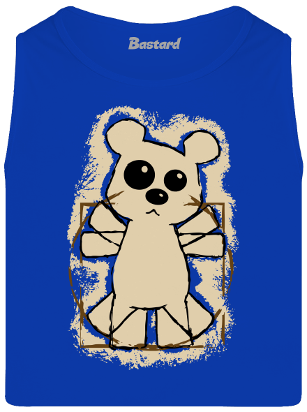 Da Vinci Teddy férfi trikó Royal Blue