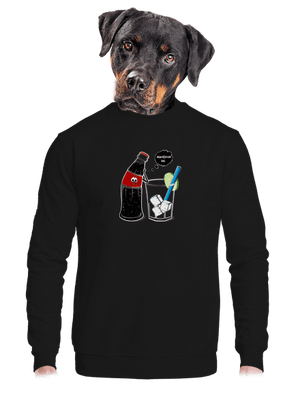  unisex crewneck Black