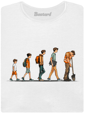 A tanuló evolúciója prémium női póló White