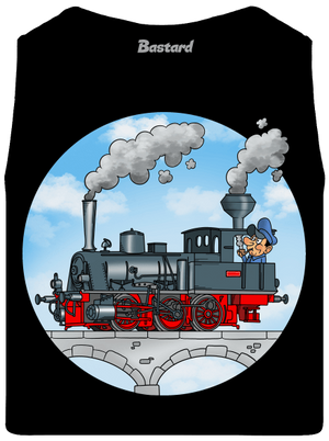 Kéményfüst férfi trikó Black