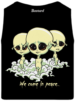 Látogatók férfi trikó Black